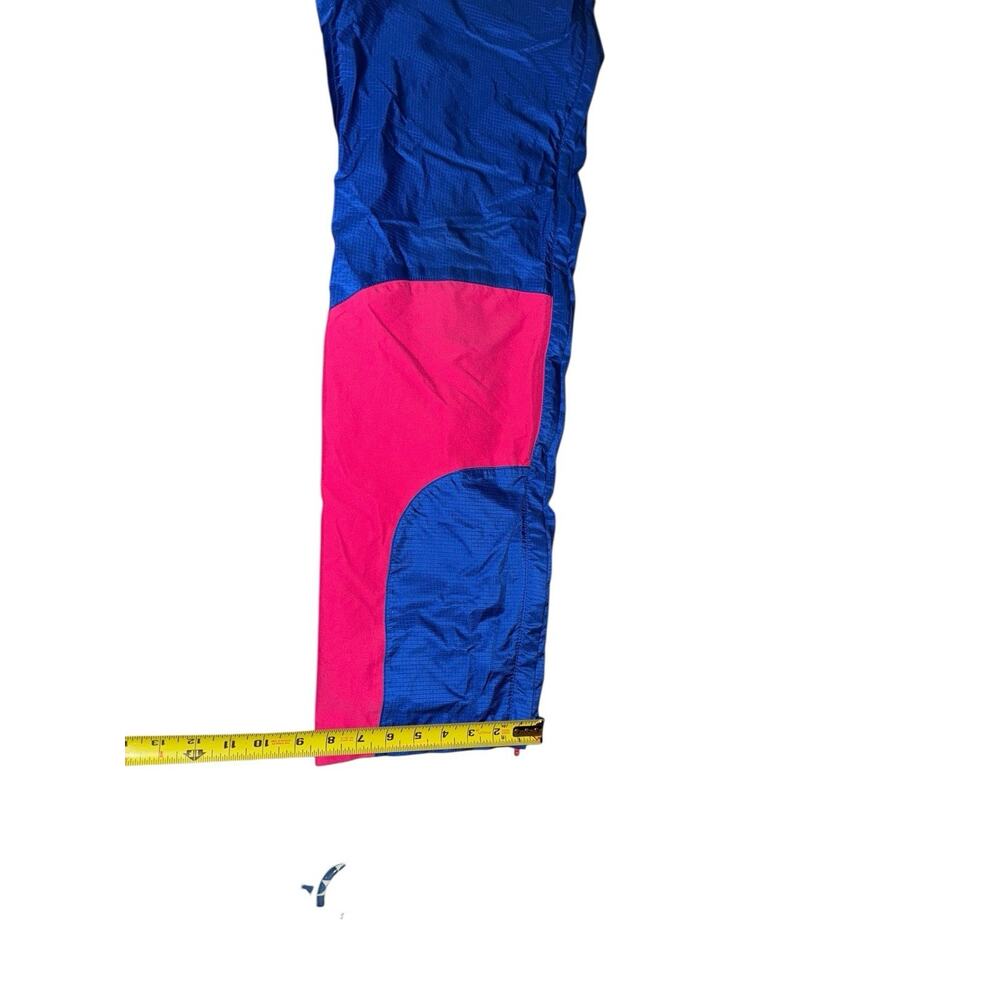 Vintage 90s Montbell Ski Pants Neon Colorblock Mountaineering GORPCORE Full Zip - Picture 9 of 11